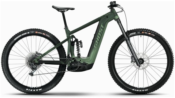 E-RIOT EN AL/AL 170/160 Universal (Unisex 29" 44.1cm - dark green/met. green - glossy)